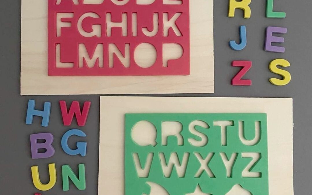 DIY Vkládací abeceda